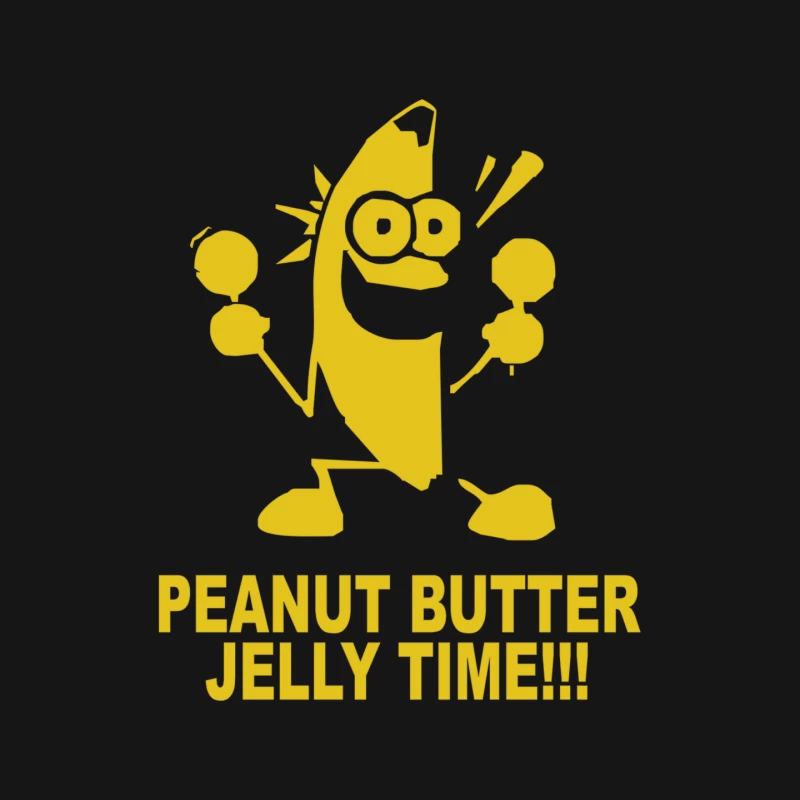 Peanut Butter Jelly Time Banana Mouse Pad