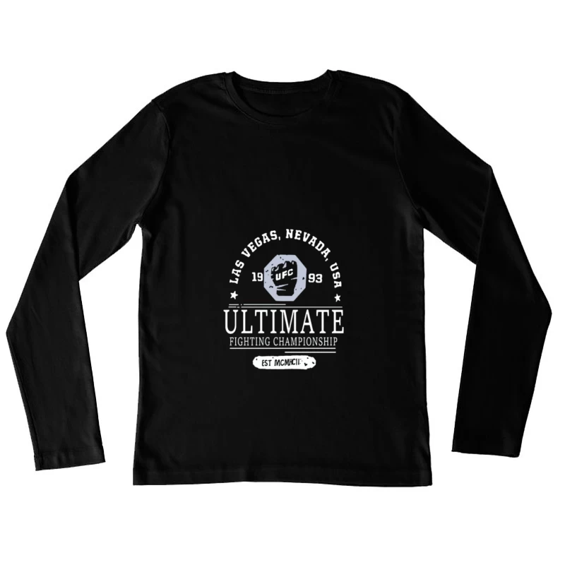 Design de Logo UFC, Las Vegas, 1993 Femme Manches Longues T-Shirt