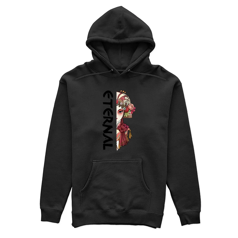 Traditionelle chinesische Opernmaske Illustration Damen Pullover Hoodie