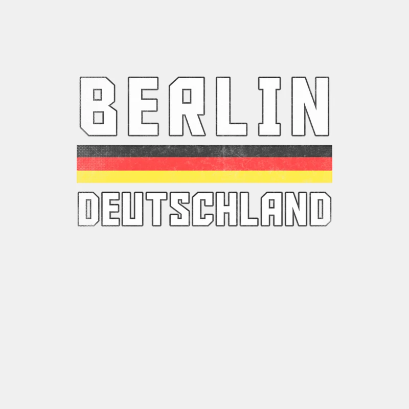 Berlin  Germany Faded Style Region Design Male Tank Top