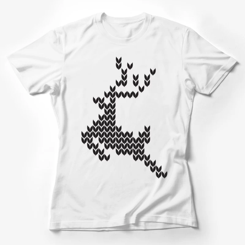 Design géométrique en chevrons Femme T-Shirt