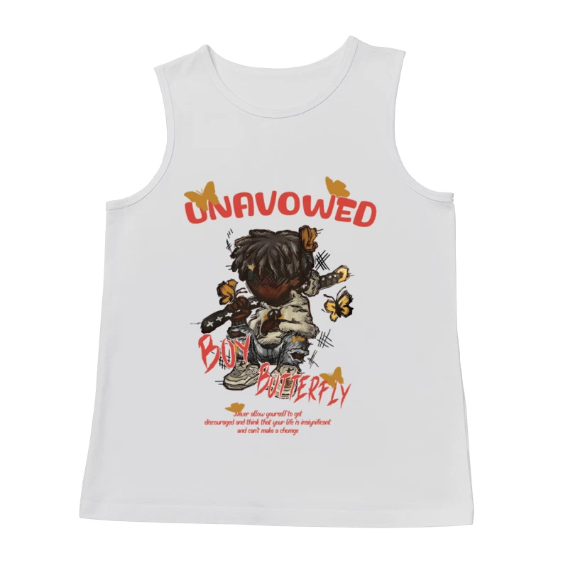 Einsamer Schmetterlingsjunge Herren Tanktops