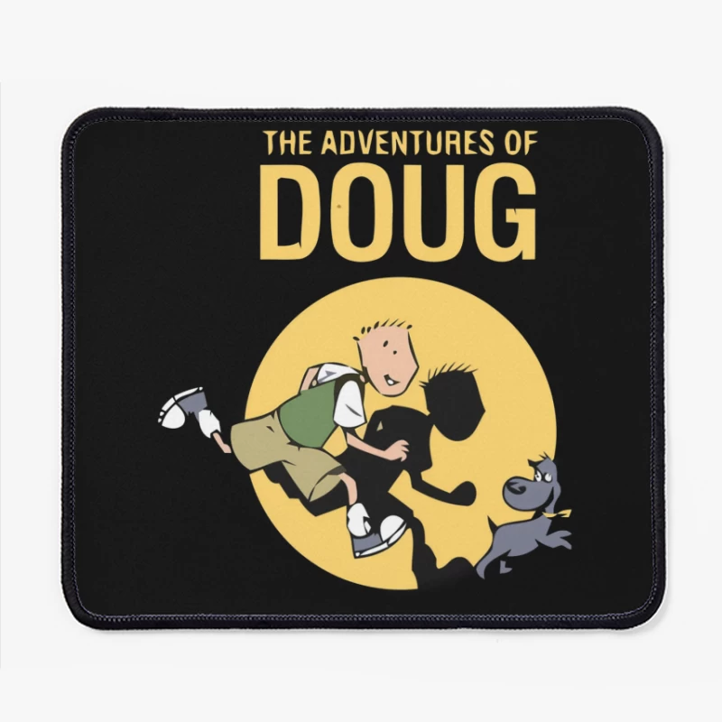 The Adventures of Doug - Classic 90s Animated Series Logo Mouse Pad