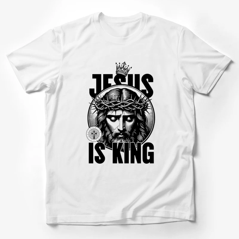 Jésus est Roi, Couronne d'épines, Art religieux Homme T-Shirt