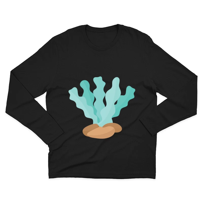 Illustration de plantes aquatiques Homme Manches Longues T-Shirt