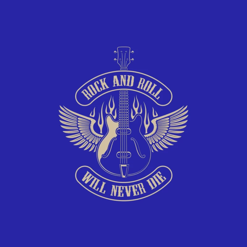 Rock and Roll Guitar Design Male Tank Top