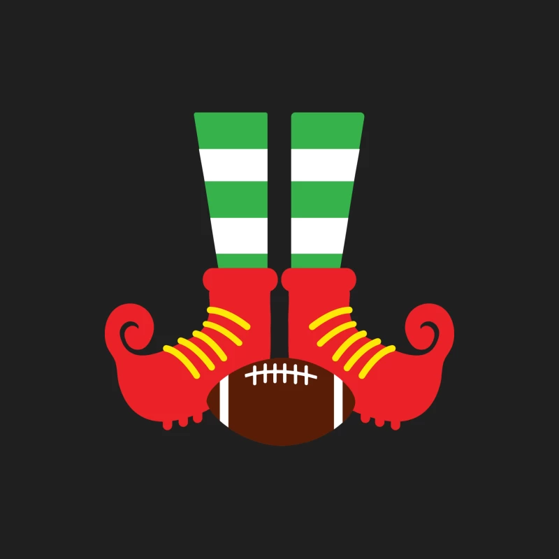 Jambes de lutin avec ballon de football Homme Débardeur