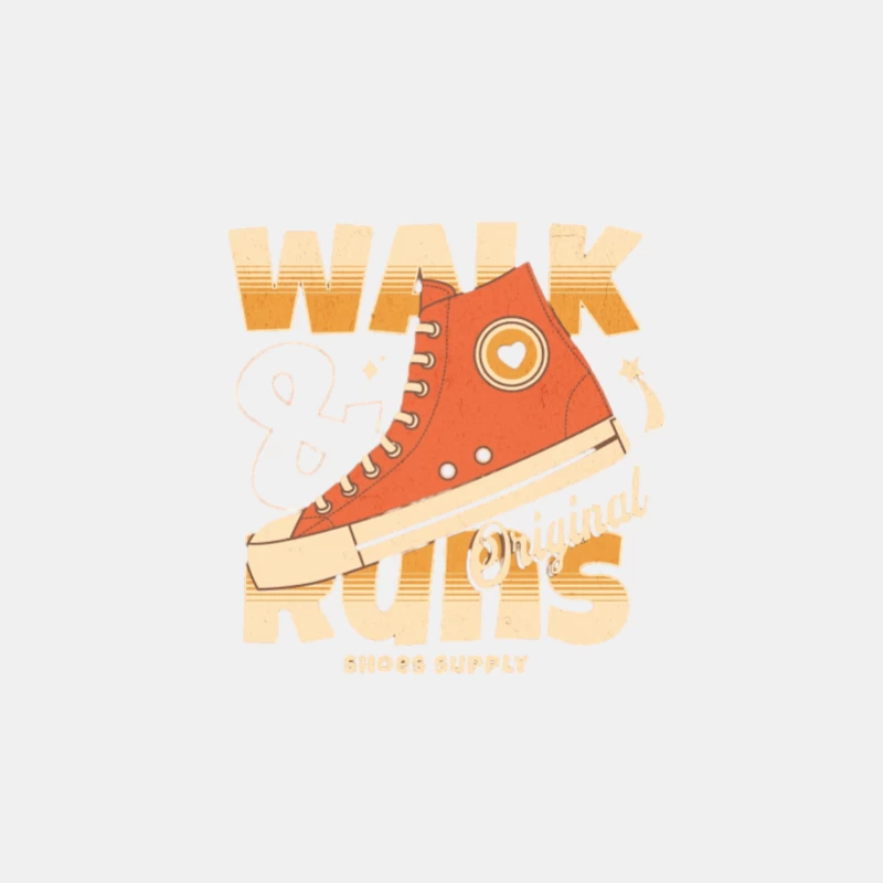 Illustration de Chaussures Originales avec Cœur Homme Débardeur