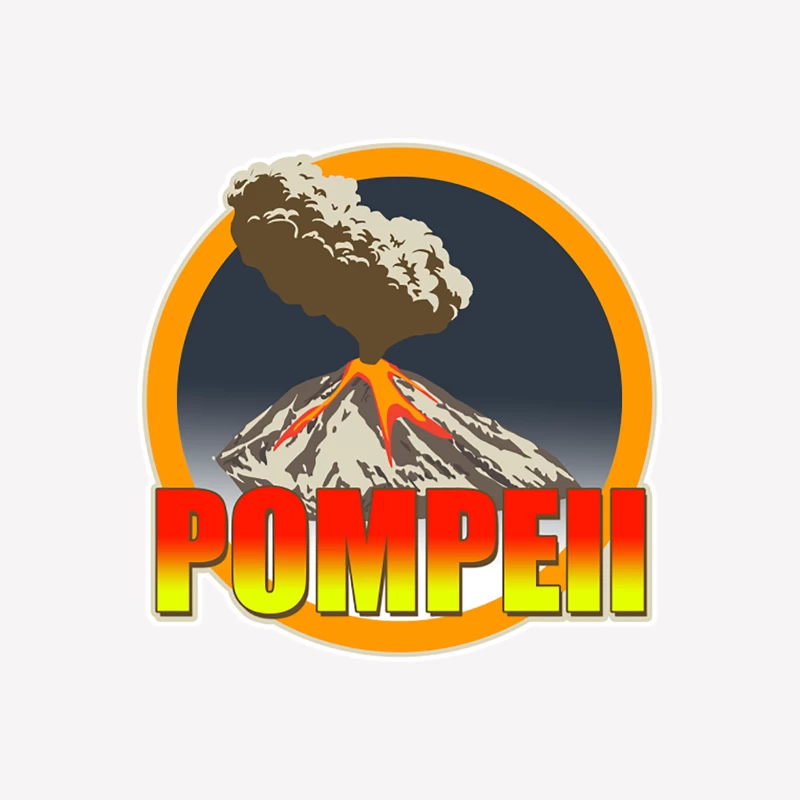 Pompeii - Addams Family Travel Badge Male T-Shirt