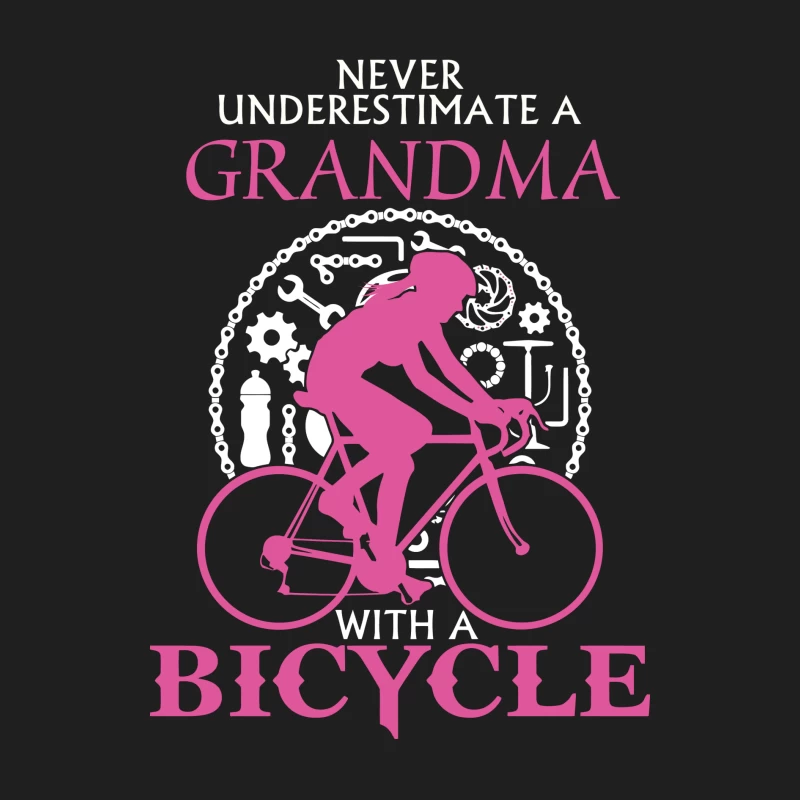 Grand-mère cycliste audacieuse Homme Débardeur