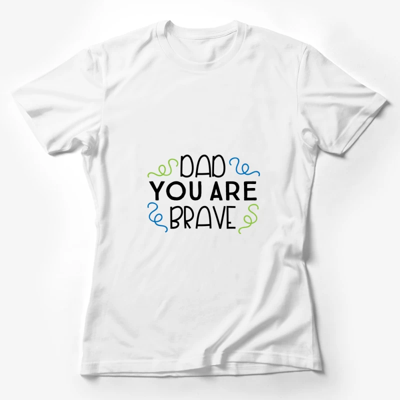 Tourbillons abstraits colorés Femme T-Shirt