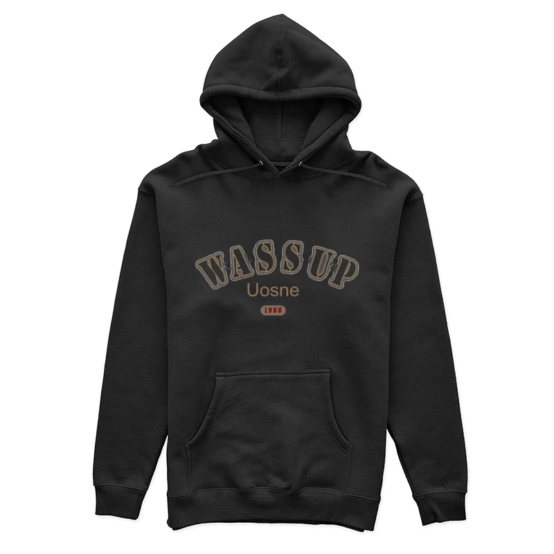 Wassup Design mit Retro-Look Damen Pullover Hoodie