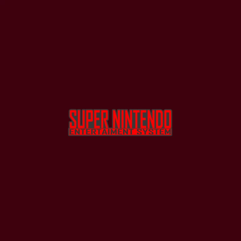Super Nintendo Entertainment System Logo iPhone Case