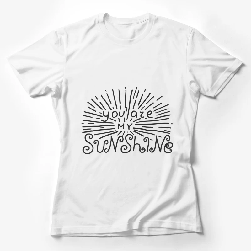 Tu es mon rayon de soleil Femme T-Shirt
