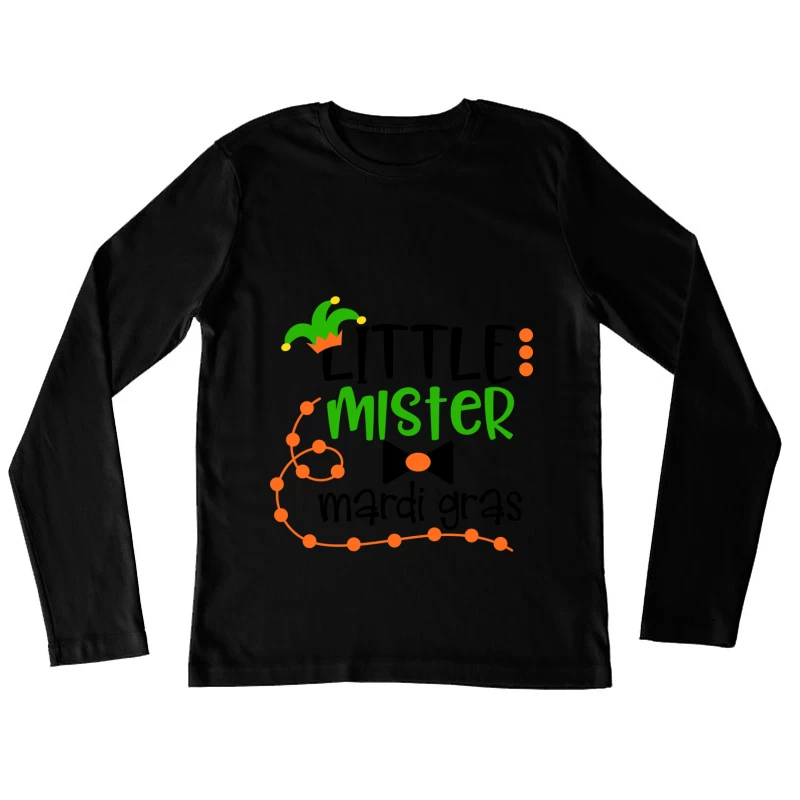 Petite fête de Mardi Gras Femme Manches Longues T-Shirt