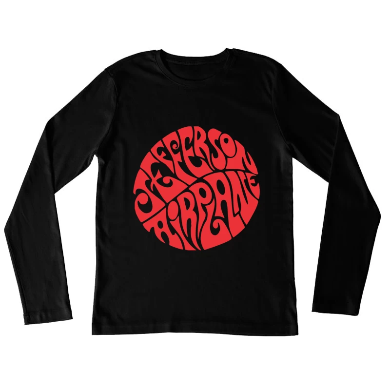 Jefferson Airplane Mens Bark Female Long Sleeve T-Shirt