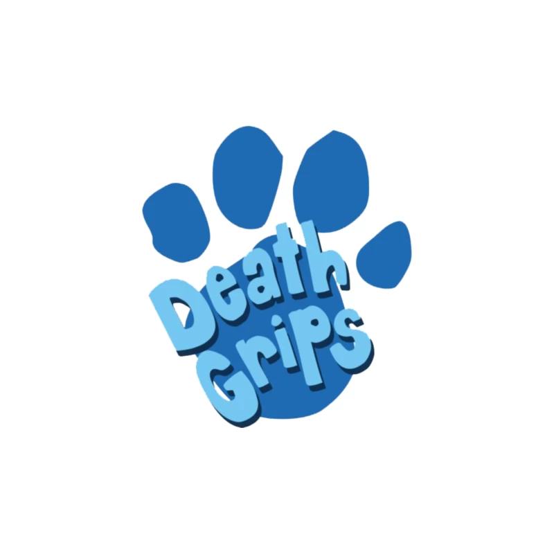 Death Grips Blues Clues Throw Pillow