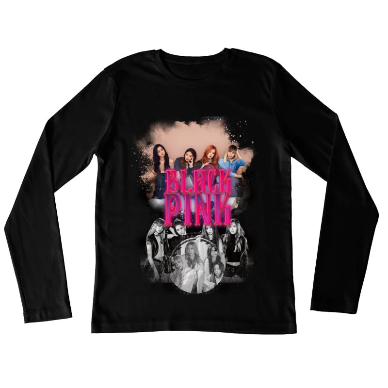 Blackpink: A Popular K-pop Girl Group Female Long Sleeve T-Shirt