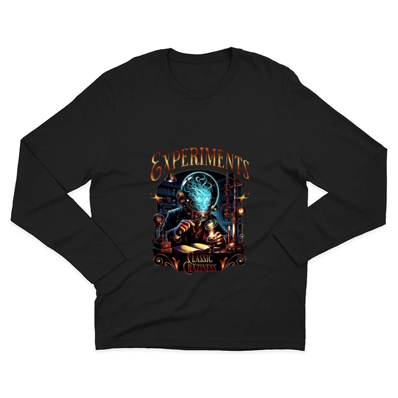 Steampunk Mad Scientist's Laboratory: Classic Experiments Male Long Sleeve T-Shirt