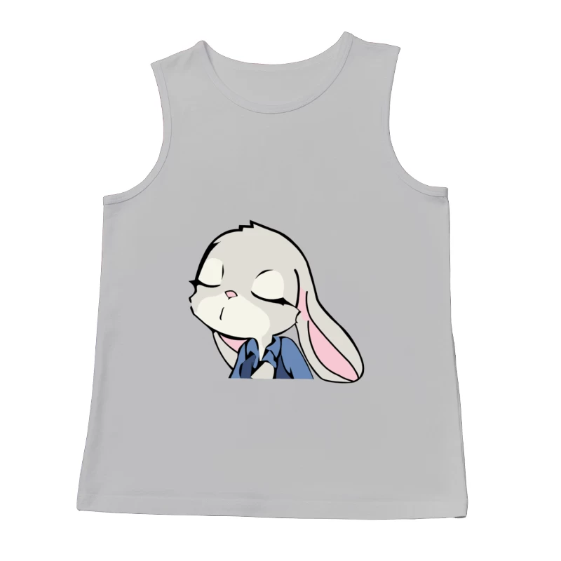 Süßes animiertes Kaninchen mit Hemd Herren Tanktops