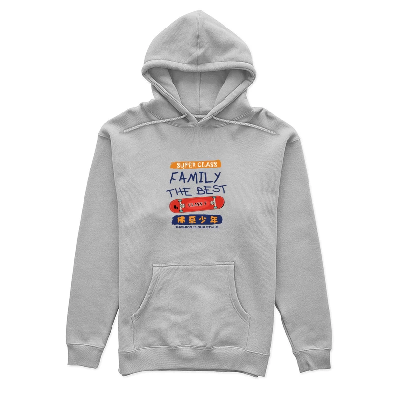 Skateboard Modeklasse Design Damen Pullover Hoodie