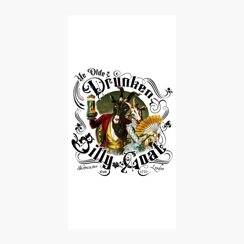 Ye Olde Drunken Billy Goat iPhone Case