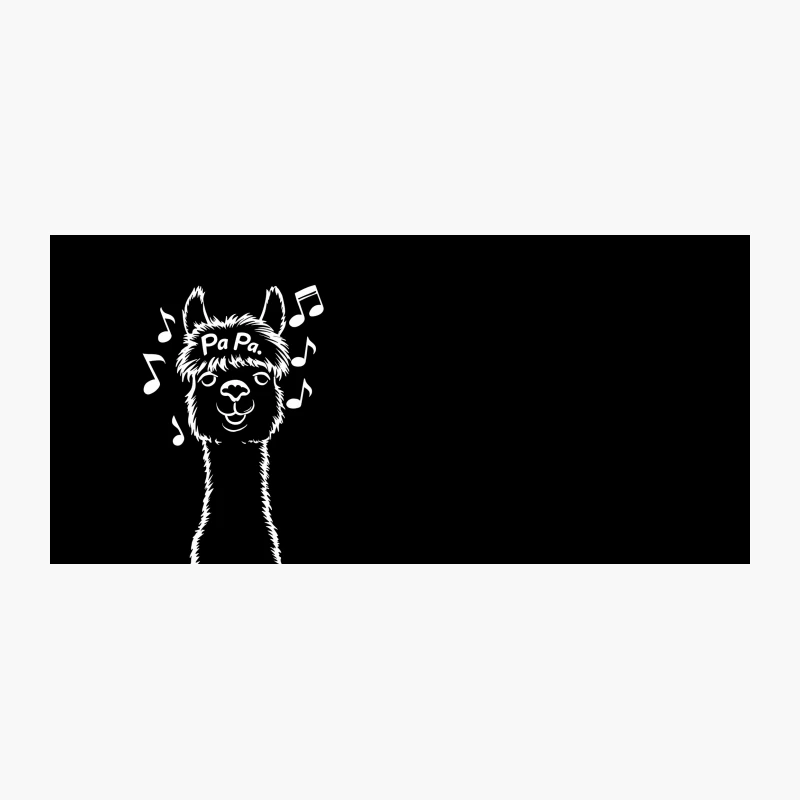 llama alpaca animal sketch outline drawing fain Coffee Mug