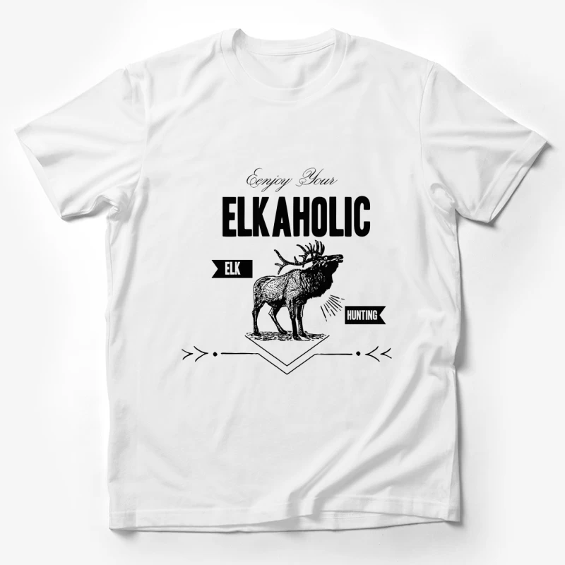 Design Élégant pour Amateurs d'Elans Homme T-Shirt