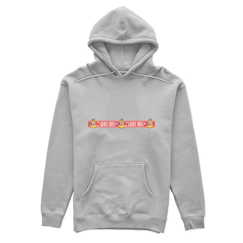 Labubu Illustrationen mit Fruchtmuster Damen Pullover Hoodie