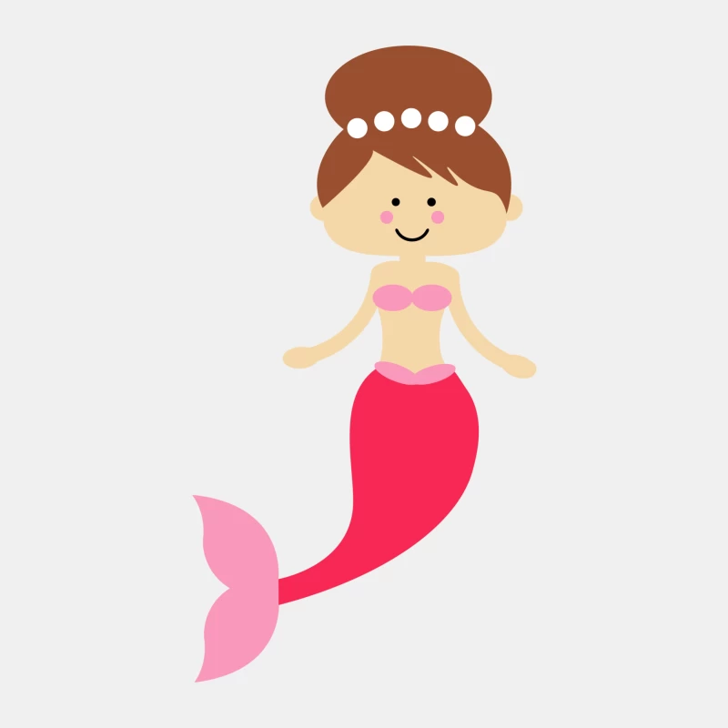 Illustration de sirène adorable Homme Débardeur