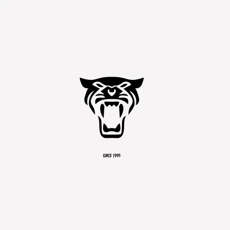 Tiger Kopf Design seit 1975 Herren T-Shirt