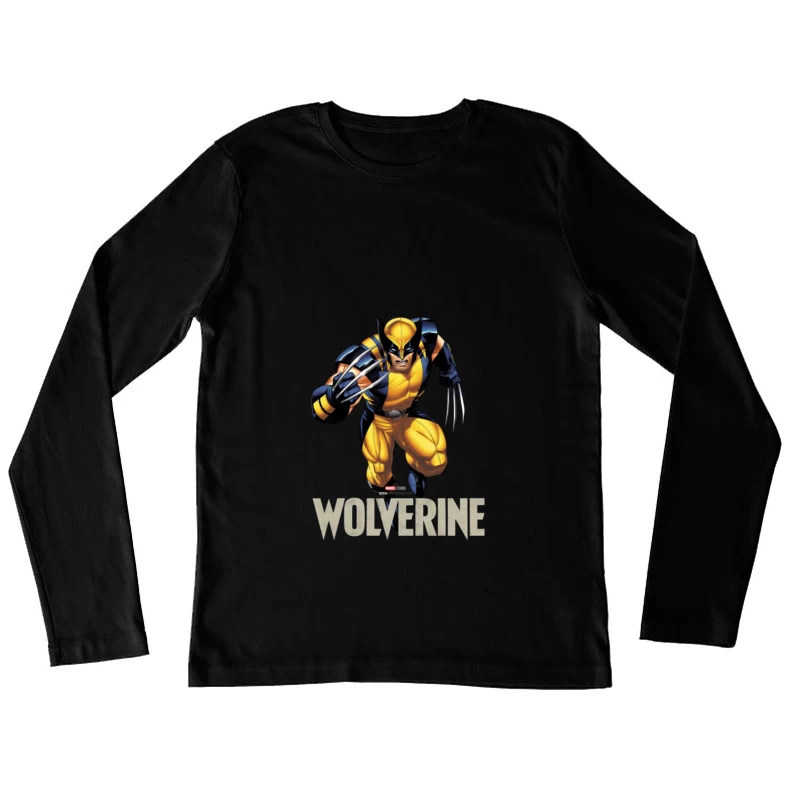 Wolverine Comic Character Female Long Sleeve T-Shirt