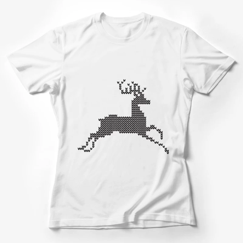 Motif de cerf en pixel art Femme T-Shirt