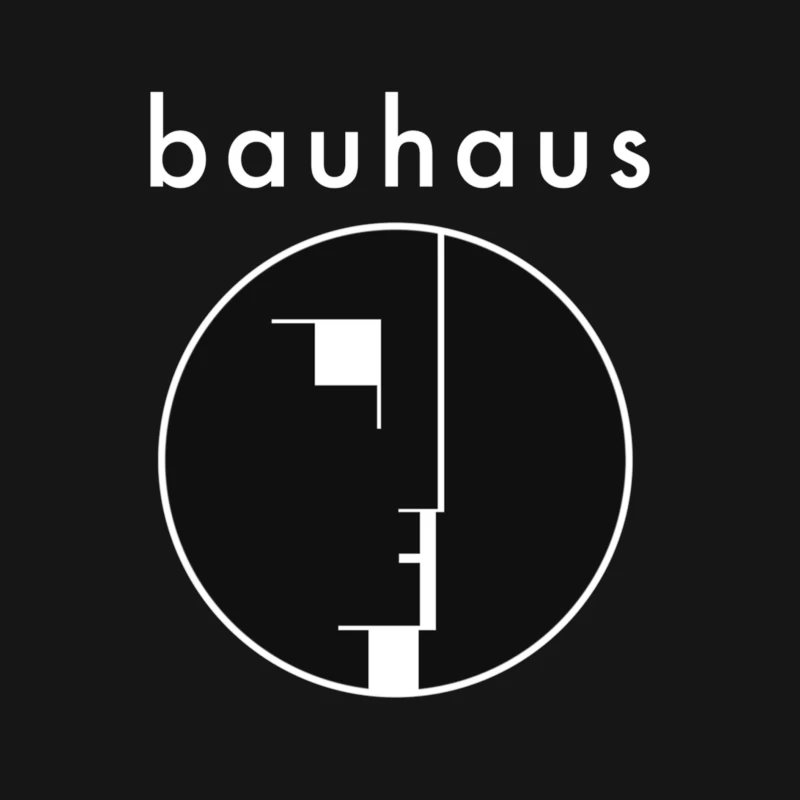 Iconic Bauhaus Minimalist Design Logo Male Long Sleeve T-Shirt