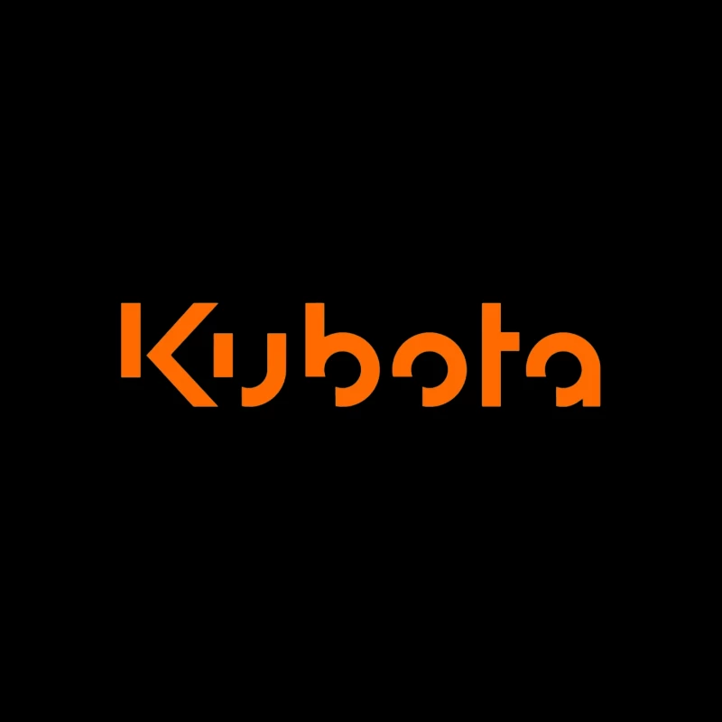 Kubota Corporation Orange Logo Design Mouse Pad