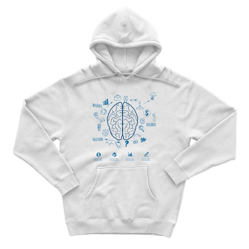 Geschäftsideen und Forschung Herren Pullover Hoodie