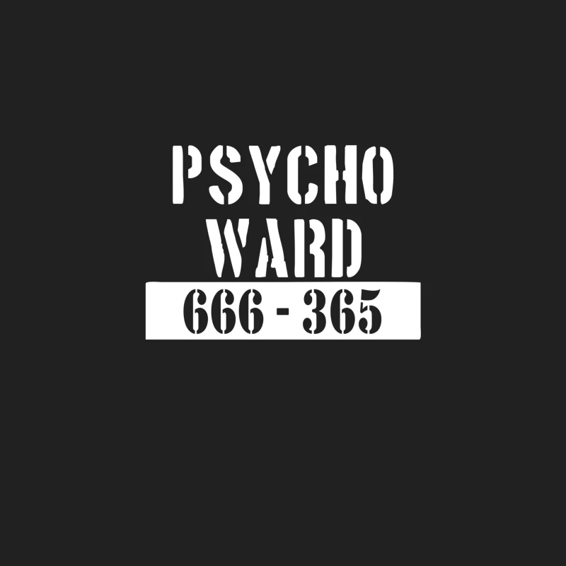 Psycho Ward  Funny  fancy dress horror Halloween mental health Bucket Hat