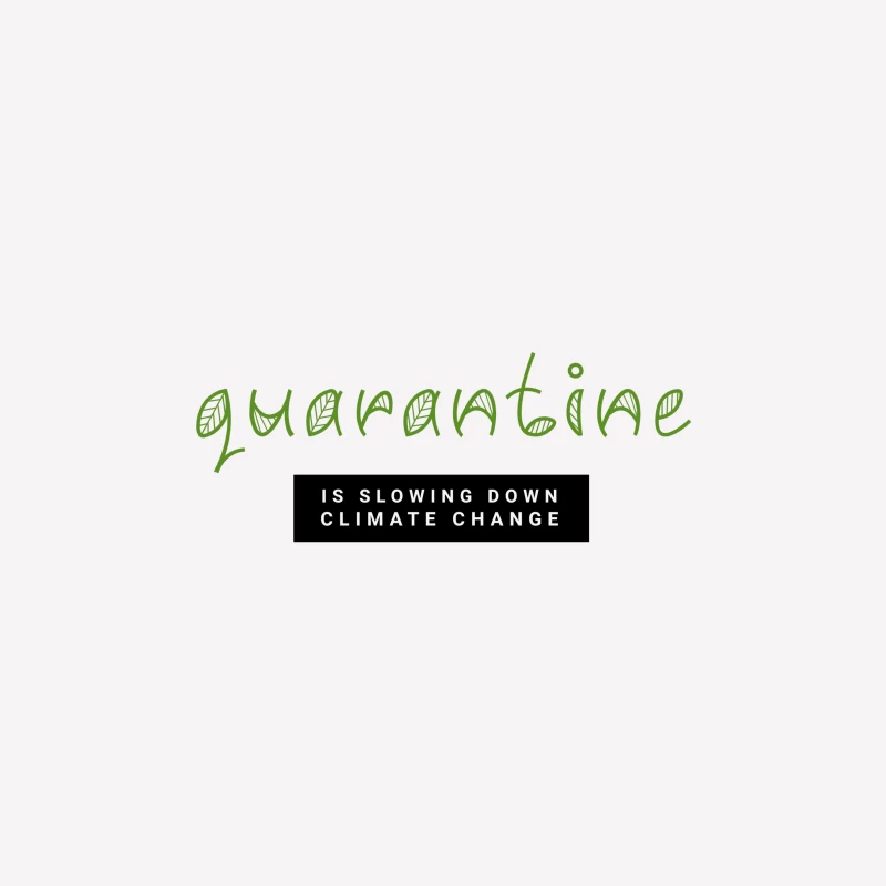 Motif de quarantaine végétal Femme T-Shirt