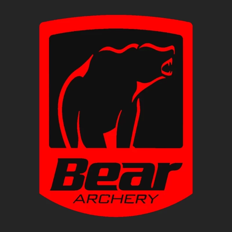 Bear Archery Company Red Logo Design Female Pullover Sweatshirt