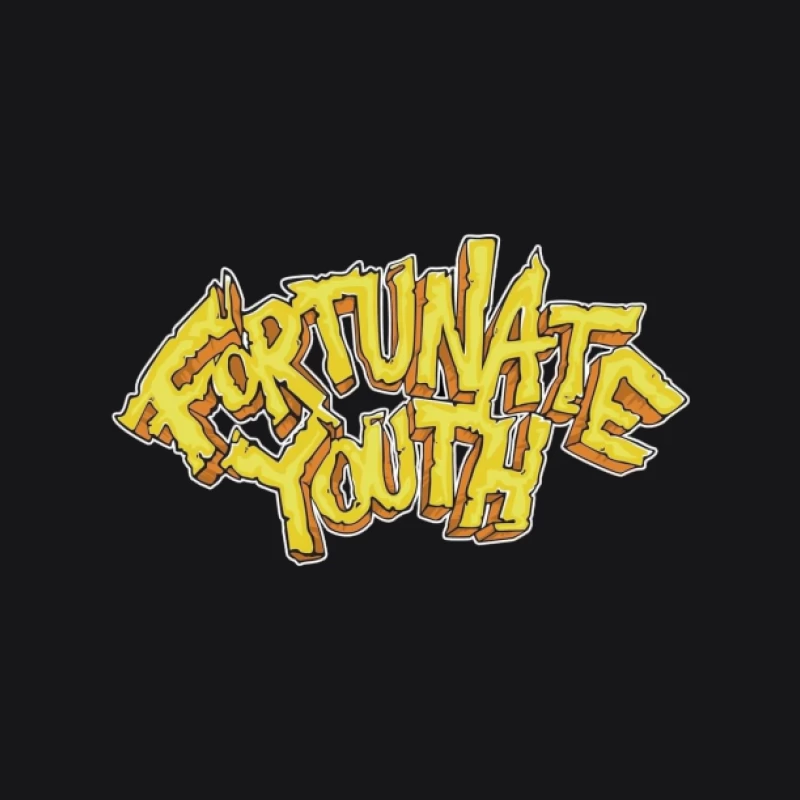 Graffiti-Stil-Logo von Fortunate Youth Herren Pullover Hoodie