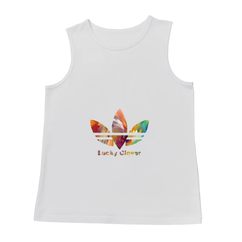 Buntes Logo mit Kleeblatt Herren Tanktops