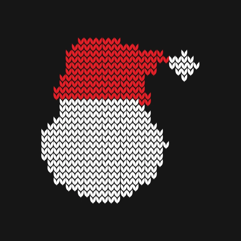 Bonhomme de neige avec chapeau de Noël en pixel art Femme T-Shirt
