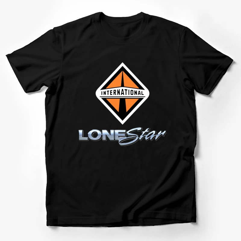 International Lonestar Truck Manufacturing Logo Design Male T-Shirt