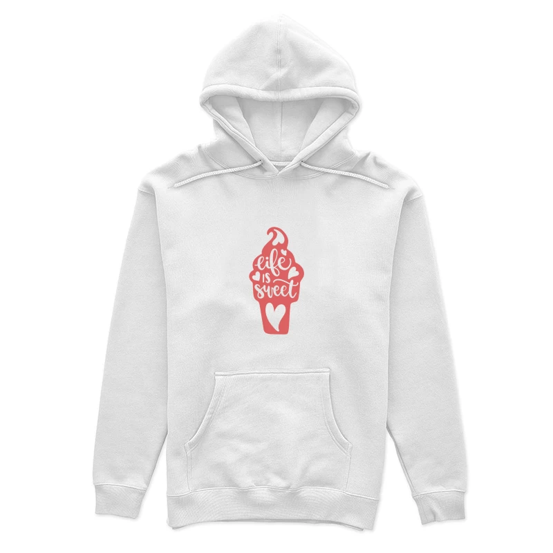 La vie est douce avec une glace Femme Sweat à capuche