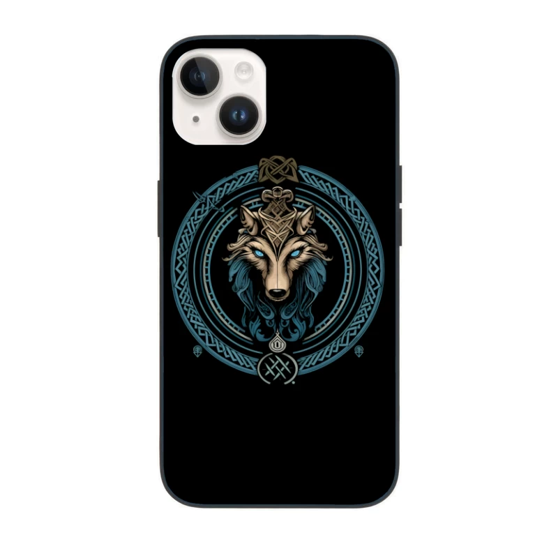 Mystic Celtic Wolf iPhone Case