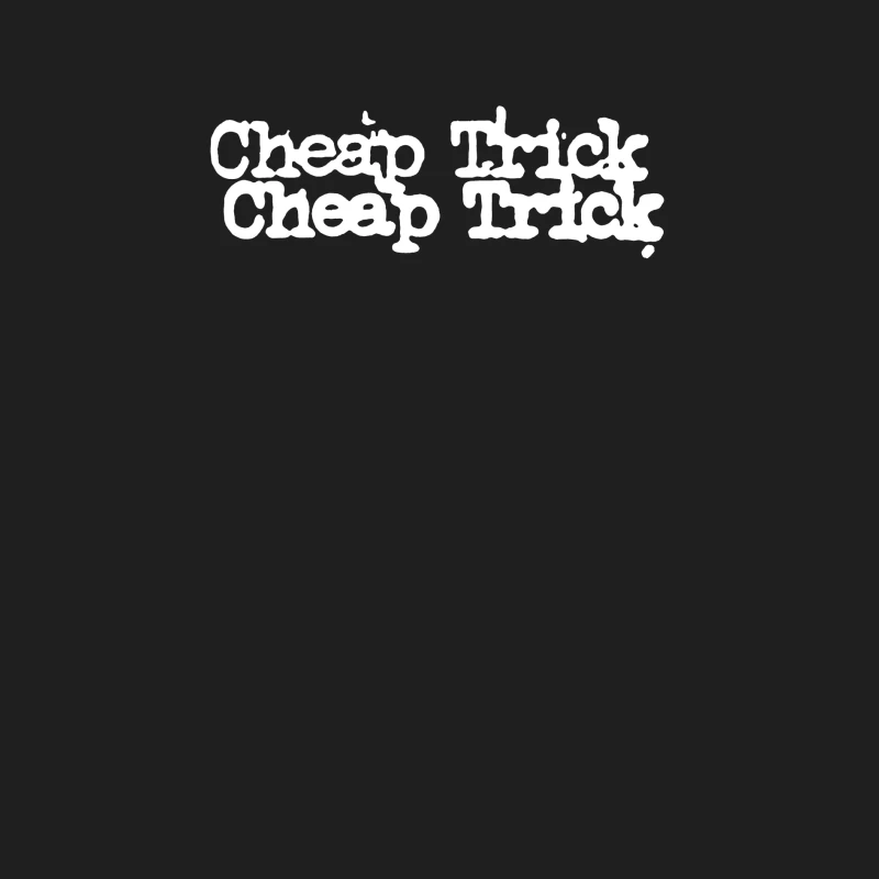 Cheap Trick Logo Male Tank Top