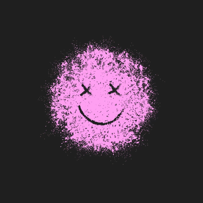 Rosa Smile mit Botschaft Herren Tanktops