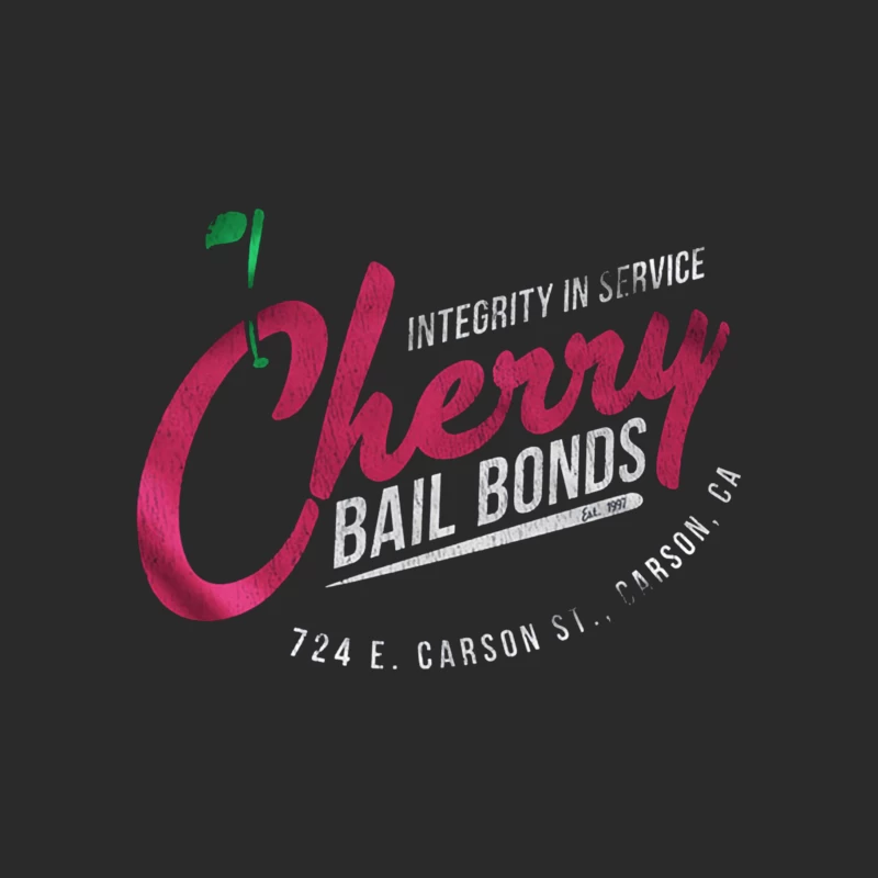 Cherry Bailbonds Retro Baseball Cap