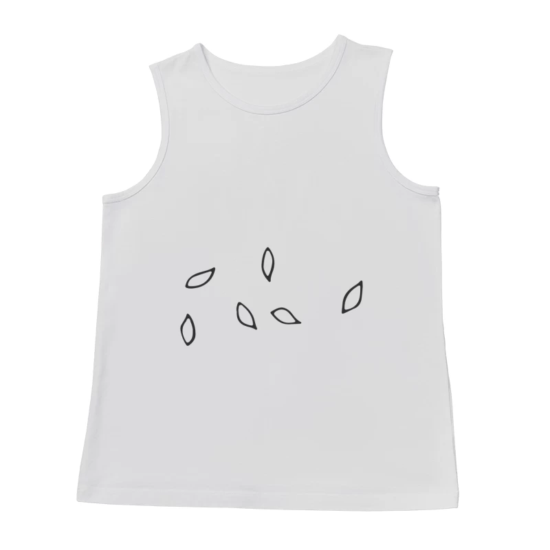 Design minimaliste avec formes feuille Homme Débardeur