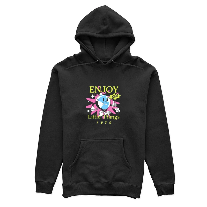 Genieße die kleinen Dinge Welt Cartoon Damen Pullover Hoodie